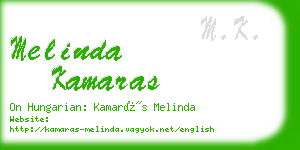 melinda kamaras business card